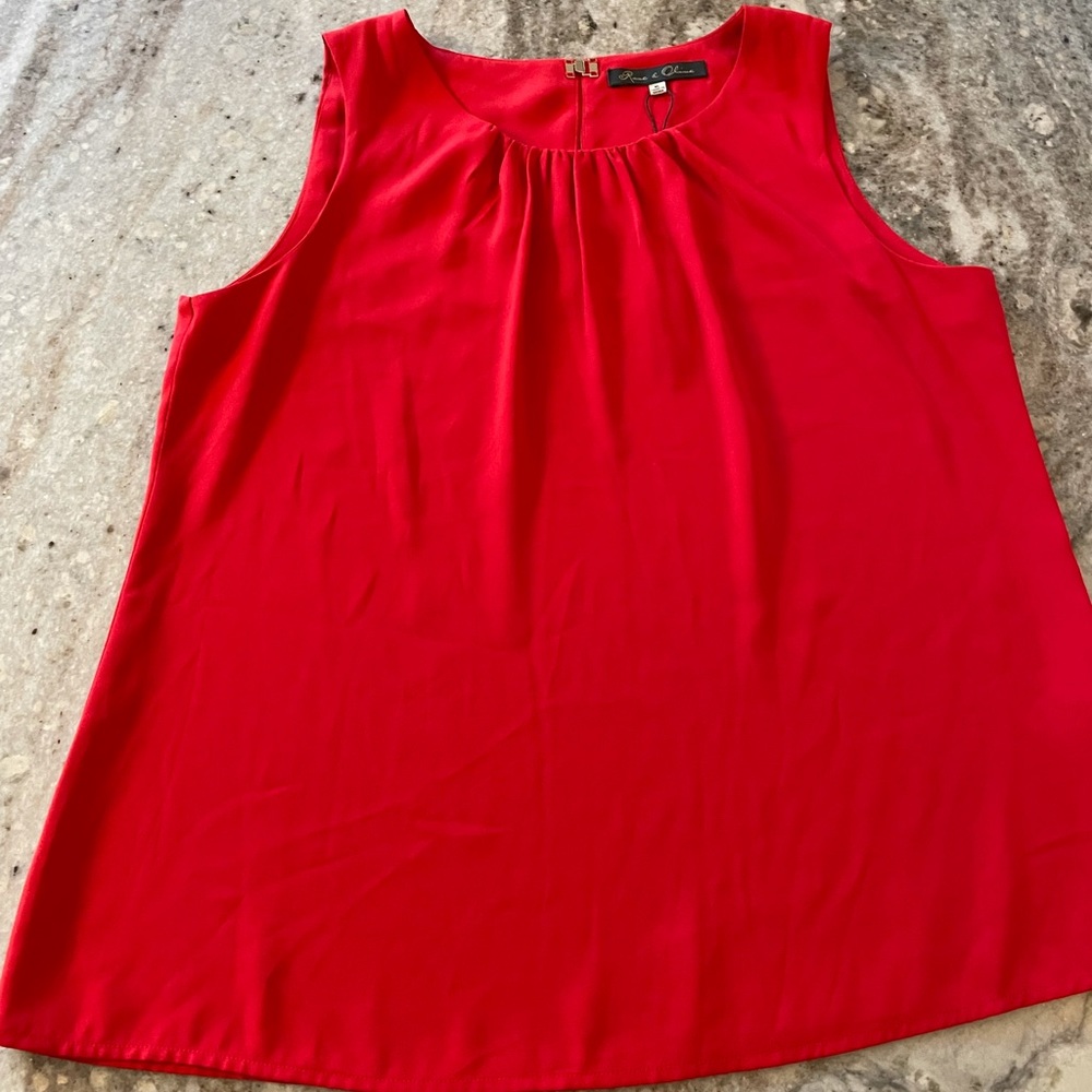 Red blouse!